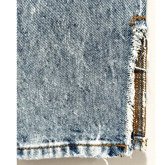 NWT: Avec Les Filles - Distressed, High Rise, Straight Leg Jeans (size 0 /  24") - Picture 3 of 3